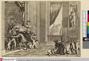 [Interieur mit Apollon und Leukothea; Apollon rend visite à Leucothoé]