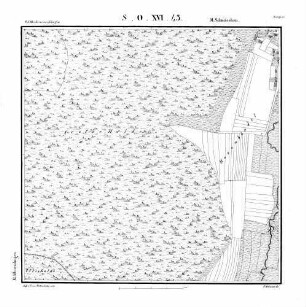 Kartenblatt SO XVI 43 Stand 1821