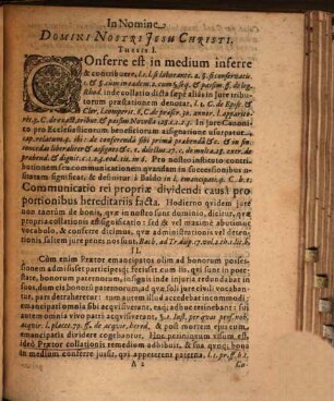 Disp. iur. de collationibus