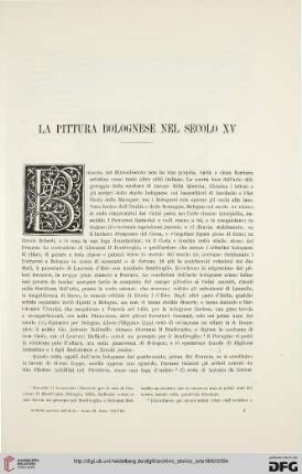 3: La pittura bolognese nel secolo XV