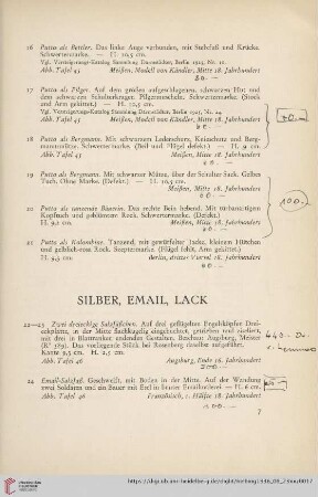 Silber, Email, Lack (Nr. 22-26)