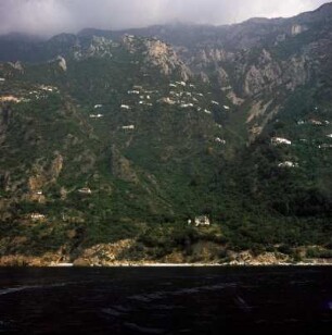 Griechenland, Athos, Skiti Agia Anna, Eremitensiedlung an der steilen Südküste des Heiligen Berges