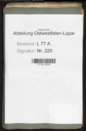 Anstellung der Dorfhirten in den Vogteien Lage und Heiden sp. Amt Lage