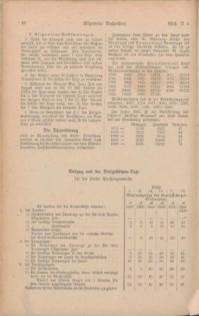 Auszug aus der Stolgebühren-Taxe. [Kosten und Gebühren]