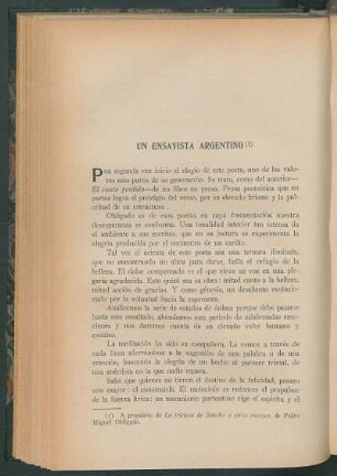 Un ensayista argentino