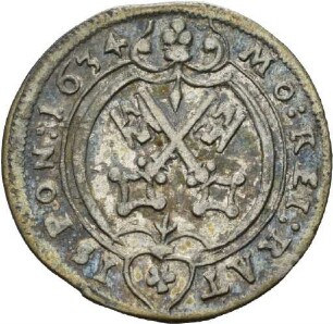 Halbbatzen der Reichsstadt Regensburg, 1634