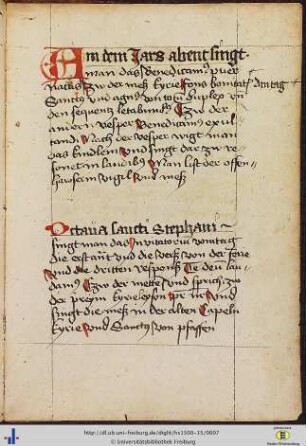 [3r - 84v] Directorium des Klosters Engelthal.