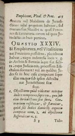 Quæstio XXXIV. - Quæstio XXXVI.