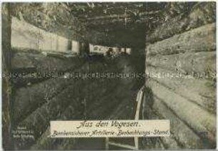 Ausgebauter Beobachtungsstand an der Westfront