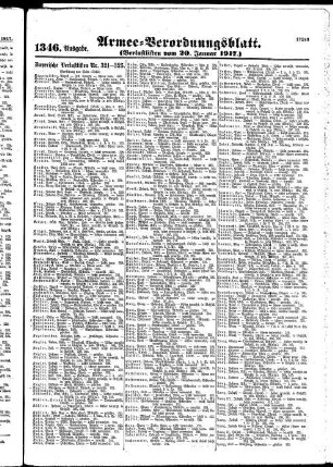 1346.Ausgabe. Samstag, 20. Januar 1917