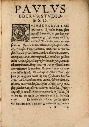 Dialecticae Praeceptiones