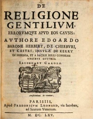 De Religione Gentilium