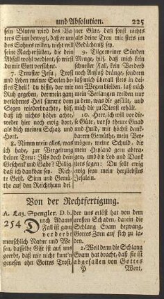 Von der Rechtfertigung.