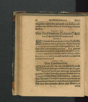 Caput IIX. Von Handwerckern.