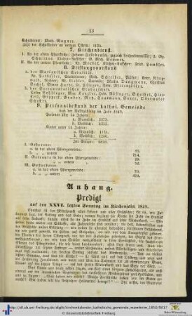 7. Kirchendienst.