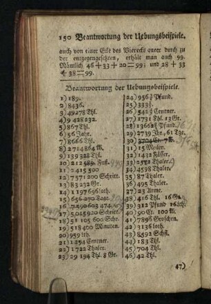 Beantwortung der Uebungsbeispiele