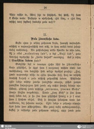 II. Pola židowskeho luda