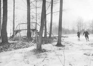 Eisbildung im Flussbruch, Spreewald : Geographie | Morphologie des norddeutschen Tieflandes