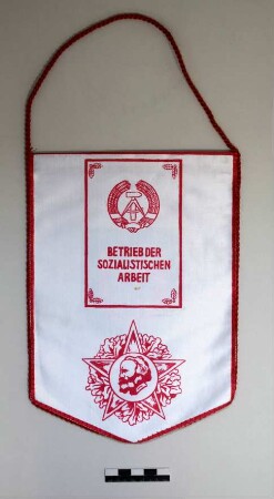Wimpel "Betrieb der sozialistischen Arbeit"