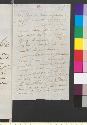 Brief von Kalb, Charlotte Sophie Juliane von an Goethe, Johann Wolfgang von