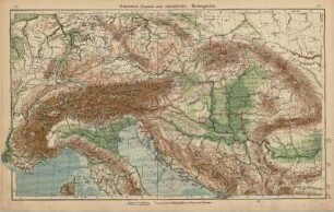 Österreich-Ungarn und Alpenländer. Bodengestalt