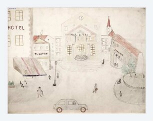 Schulwandbild Französich