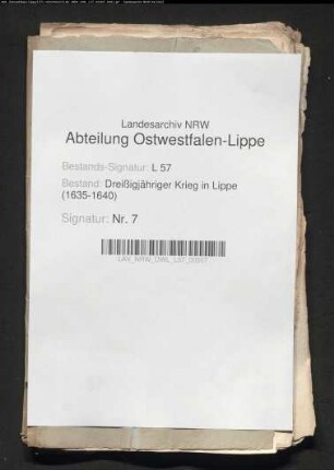 Kriegsdrangsale und Beschwerden des Fleckens Schwalenberg