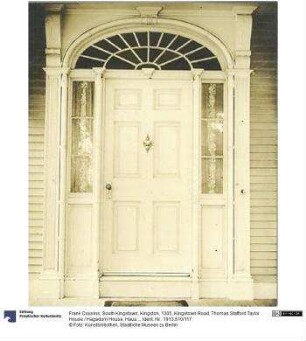 South Kingstown, Kingston, 1305, Kingstown Road, Thomas Stafford Taylor House / Hagadorn House, Hauseingang