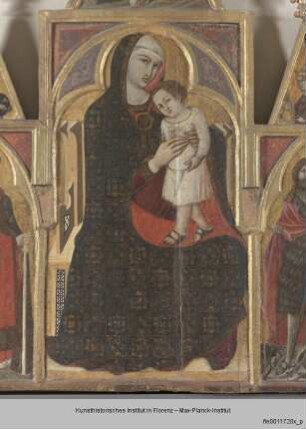 Maria mit Kind und Heiligen