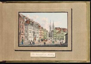 Der Weinmarkt in Nürnberg. - Weinmarkt, Nürnberg