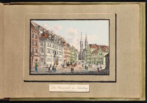 Der Weinmarkt in Nürnberg. - Weinmarkt, Nürnberg