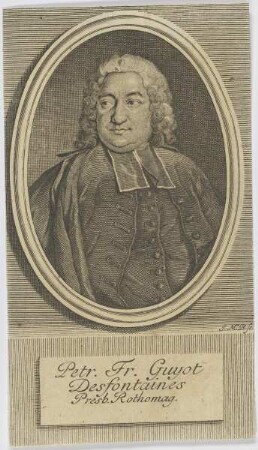 Bildnis des Petr. Fr. Guyot Desfontaines