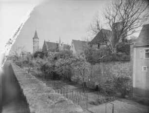 Ochensfurt, Nikolaus-Turm : Ochsenfurt. Nikolausturm und Stadtmauer