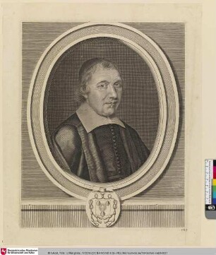 [Portrait eines unbekannten Geistlichen mit Haube]