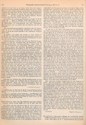 743-744 [Rezension] Westermann, Claus, Das alte Testament und Jesus Christus