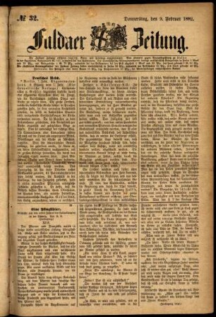 Ausgabe vom Donnerstag, den 09. Februar 1882.