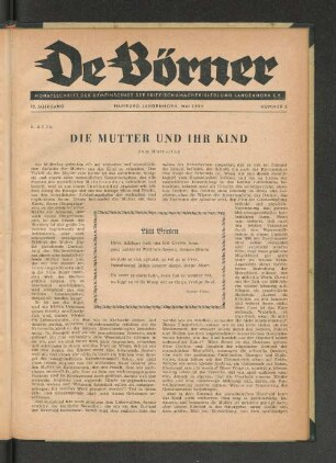 Die Mutter und ihr Kind