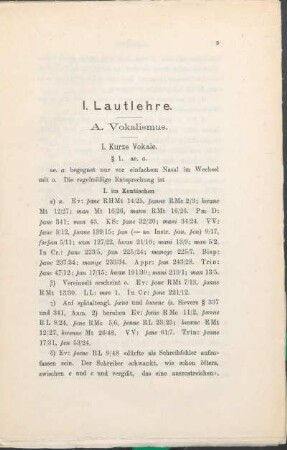 I. Lautlehre.