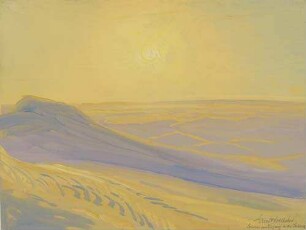 Sonnenuntergang in der Sahara