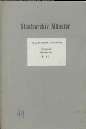 Gerechtsame des Stifts, deren hypothekarische Eintragung und Ablösung in Breitenbach, Eckmannshausen, Frohnhausen, Gosenbach, Herzhausen