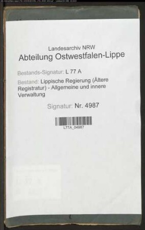 Gendarmerie - Polizei [Generalia] (berittene Polizei, Grenzschutzwache), Bd. 8