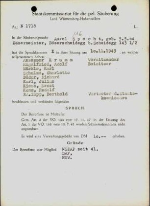 Specht, Aurel