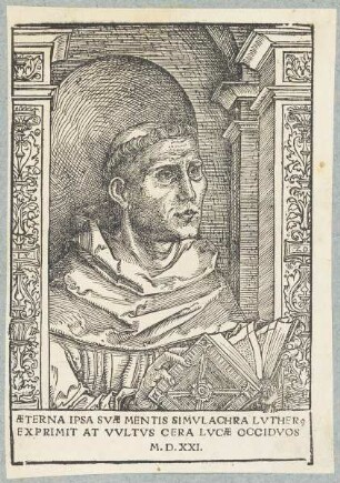 Bildnis des Martin Luther als Augustinermönch