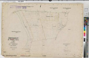 Echtrop (Möhnesee), Flurbereinigung Echtrop, Bl.1 Zuteilgskarte Echtrop Flur 1