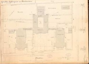Gerichtsgefängnis, Bartenstein: Lageplan 1:500
