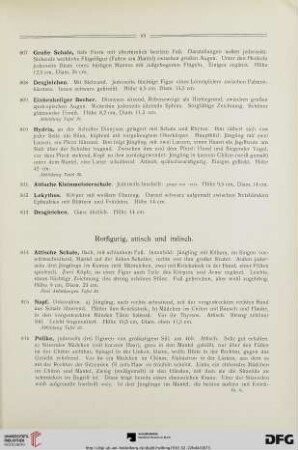 Rotfigurig, attisch und italisch (Nr. 814-849)