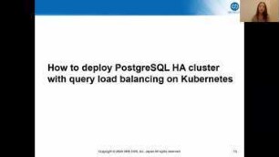 PostgreSQL HA Cluster with Query Load Balancing on Kubernetes