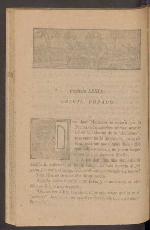 Capítulo LXXIX - Aracil, robado