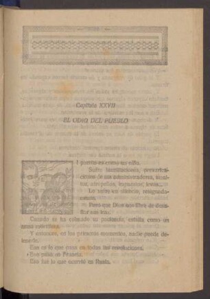 Capítulo XXVII - El odio del pueblo
