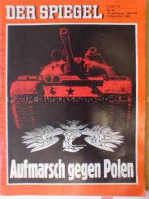 Nachrichtenmagazin "Der Spiegel" mit Titelstory zum russischen Aufmarsch gegen Polen